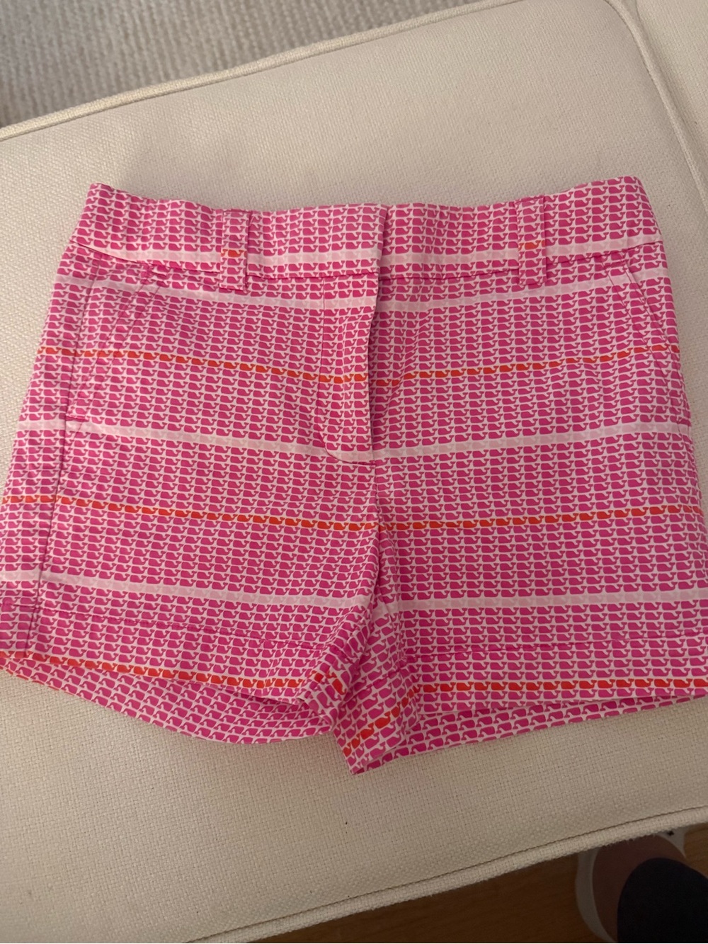 Vineyard Vines Pink Patterned Girls' Shorts
